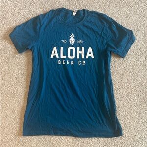 Bella Canvas Blue Aloha Beer Co Tee
